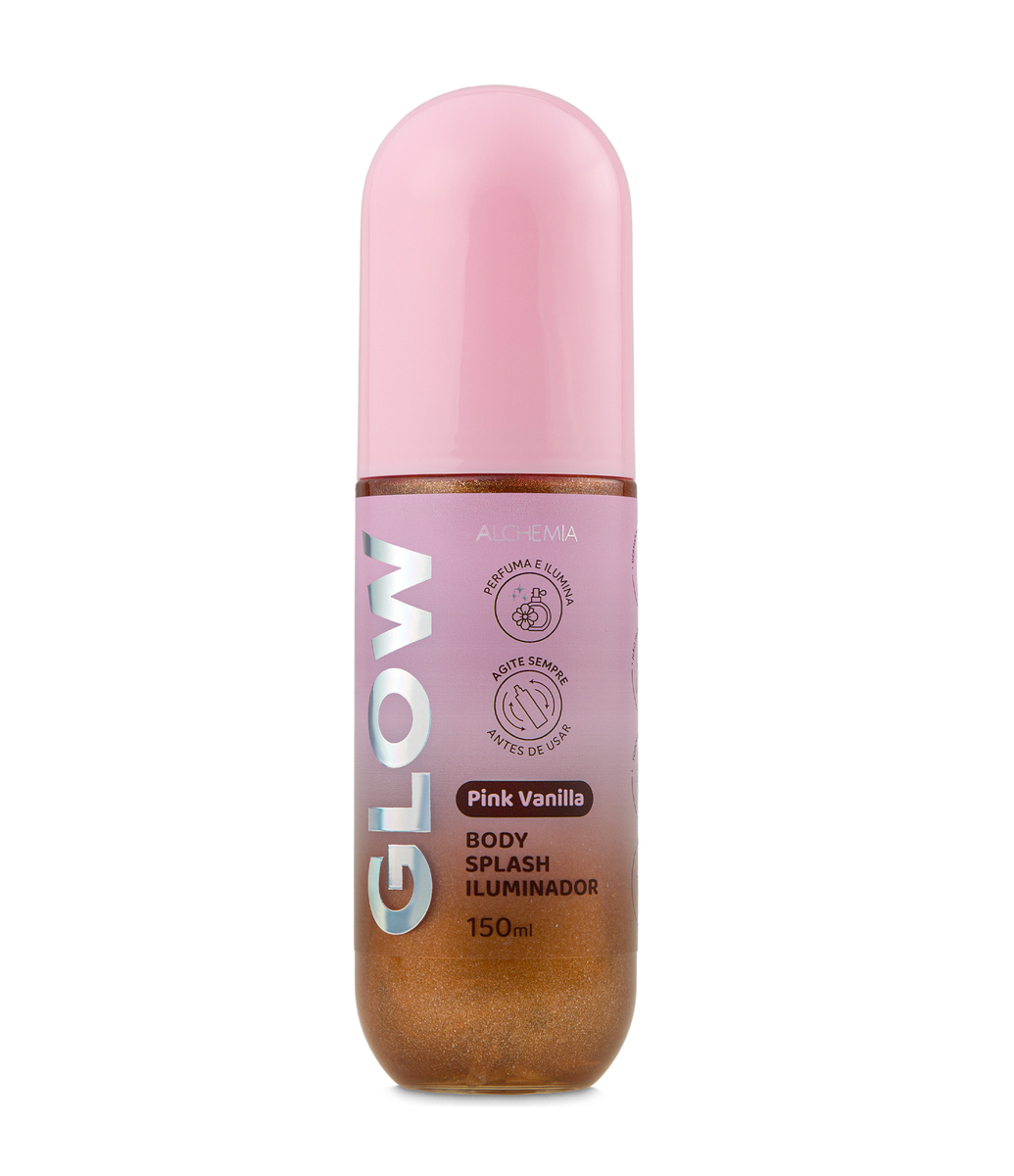 Body Splash Iluminador Pink Vanilla Glow 150ml