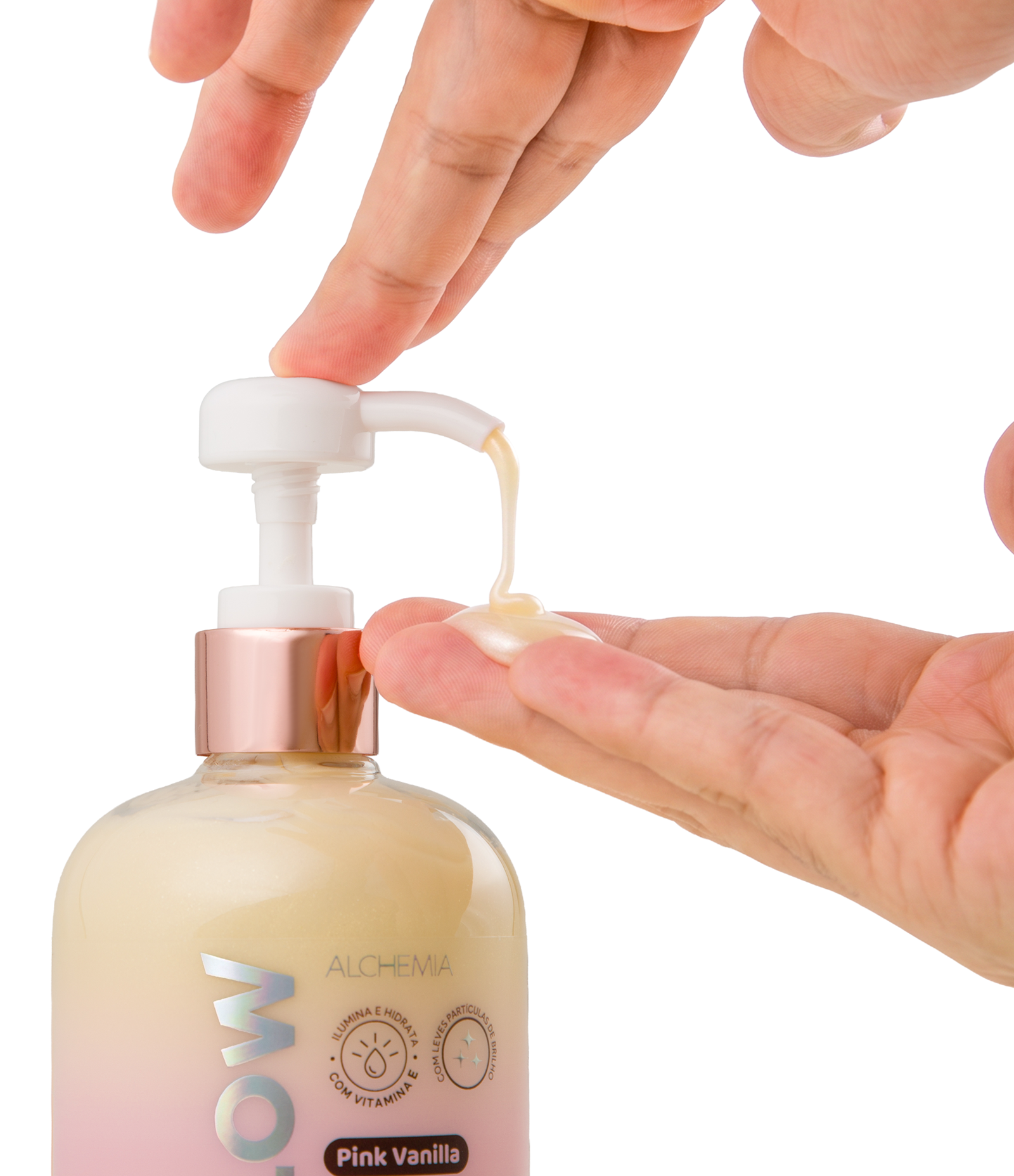 Hidratante Iluminador Corporal Pink Vanilla Glow 290ml 5