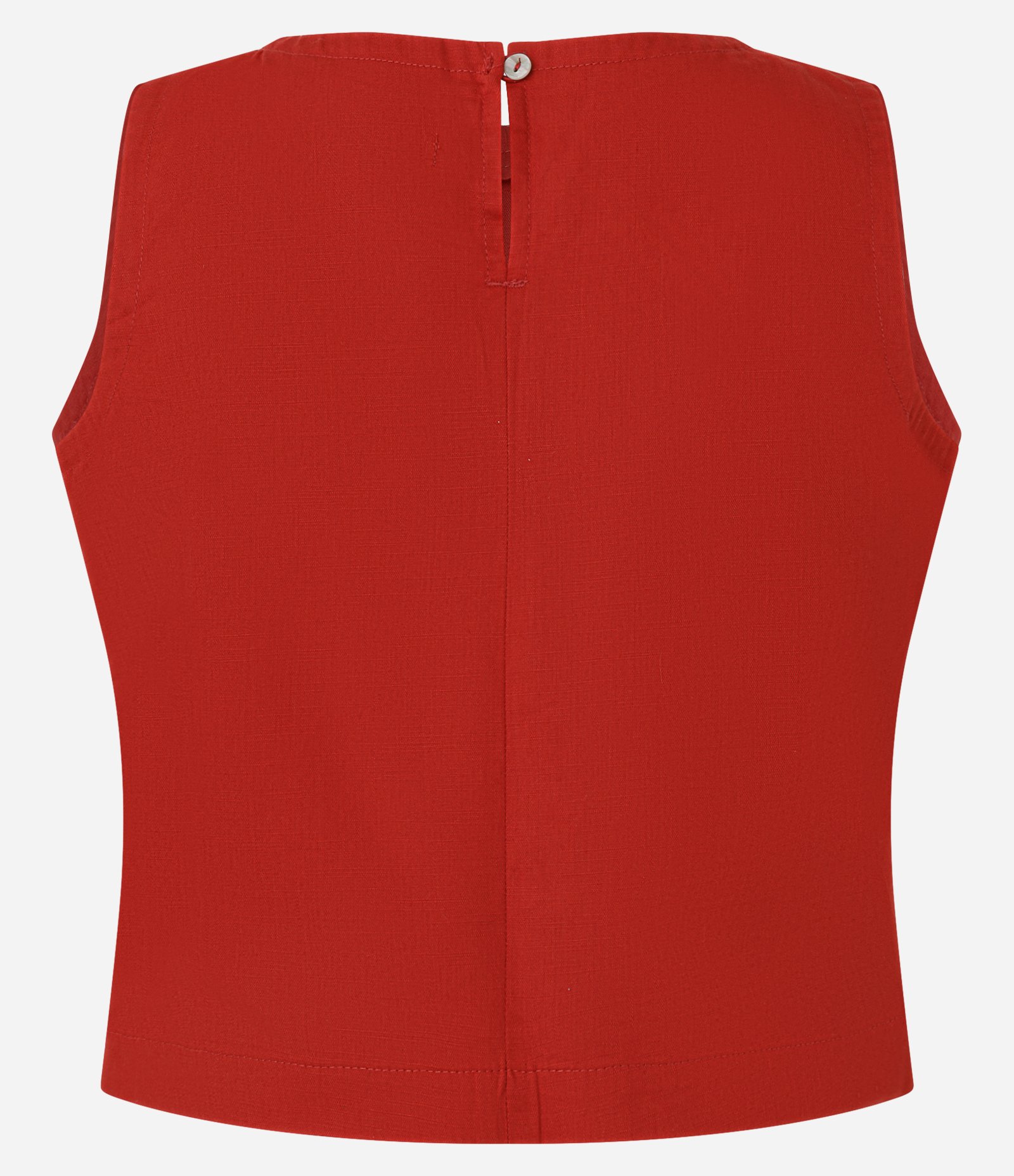 Regata em Sarja com Bordado Contrastante Vermelho 6