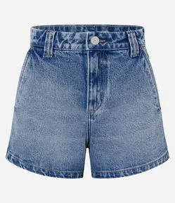 Short Evasê em Jeans Premium