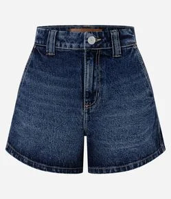 Short Evasê em Jeans Premium