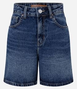 Short Jeans Premium com Modelagem Midi