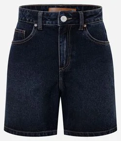 Short Jeans Premium com Modelagem Midi