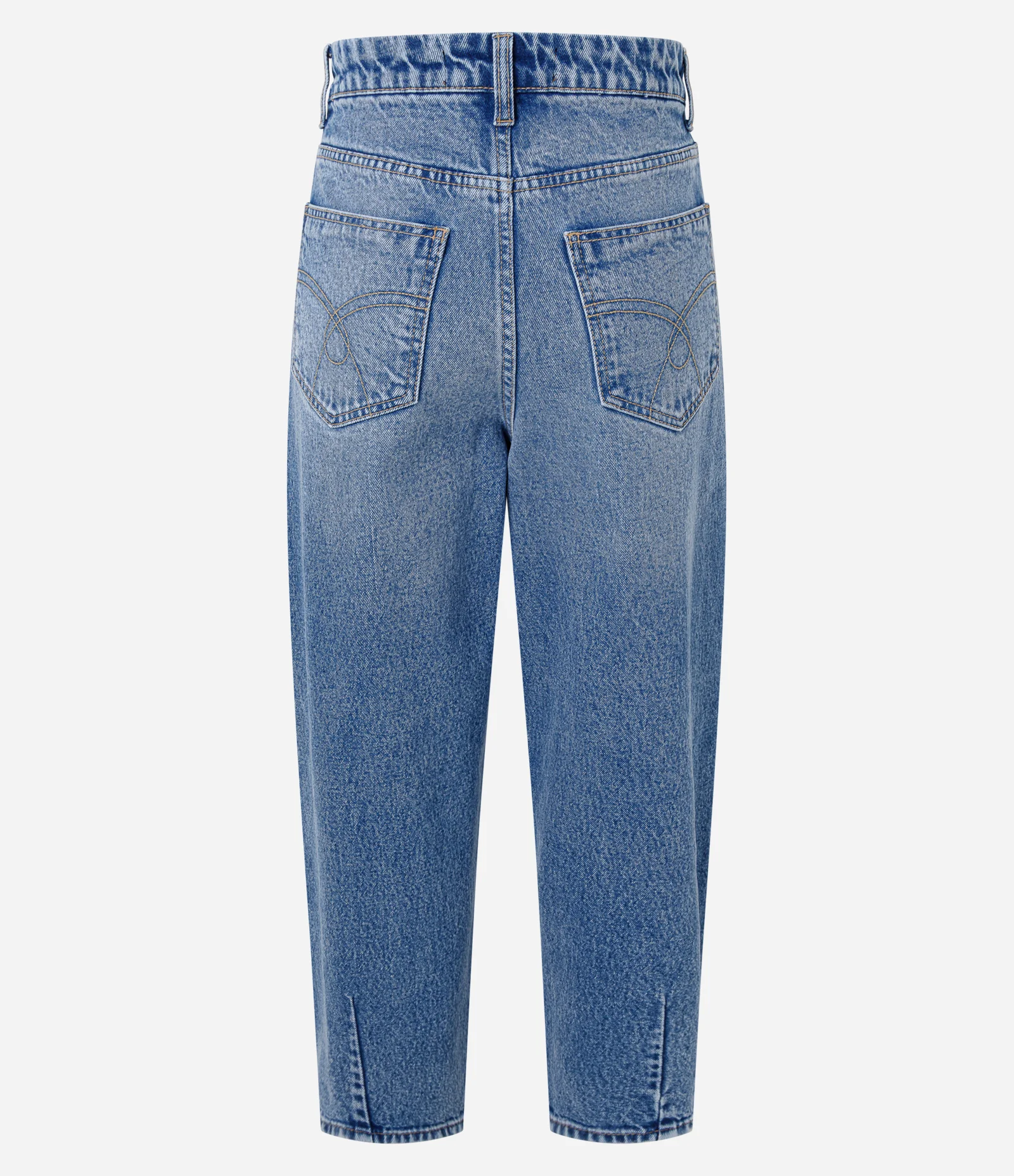 Calça Carrot em Jeans Premium Azul Médio 2