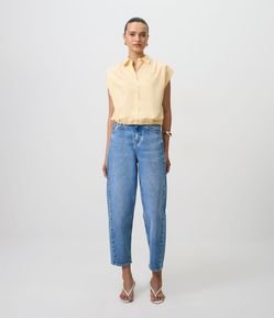 Calça Carrot em Jeans Premium