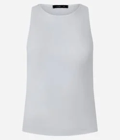 Blusa em Poliamida com Gola Redonda