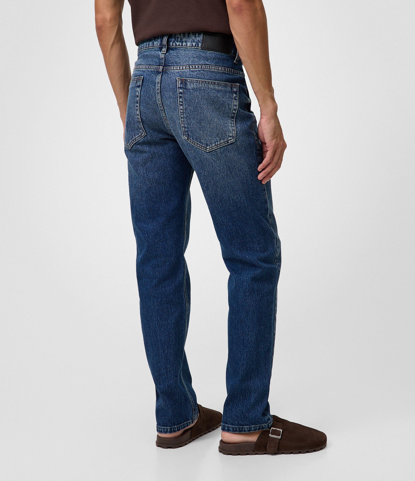 Calça Slim em Jeans com Lavagem Azul 3