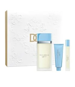 Kit Perfume Dolce & Gabbana Light Blue + Body Lotion 50ml + Travel Size 10ml