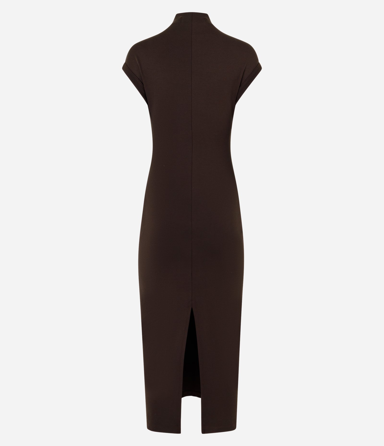 Vestido Midi em Ponto Roma Marrom 2