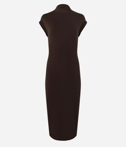Vestido Midi em Ponto Roma