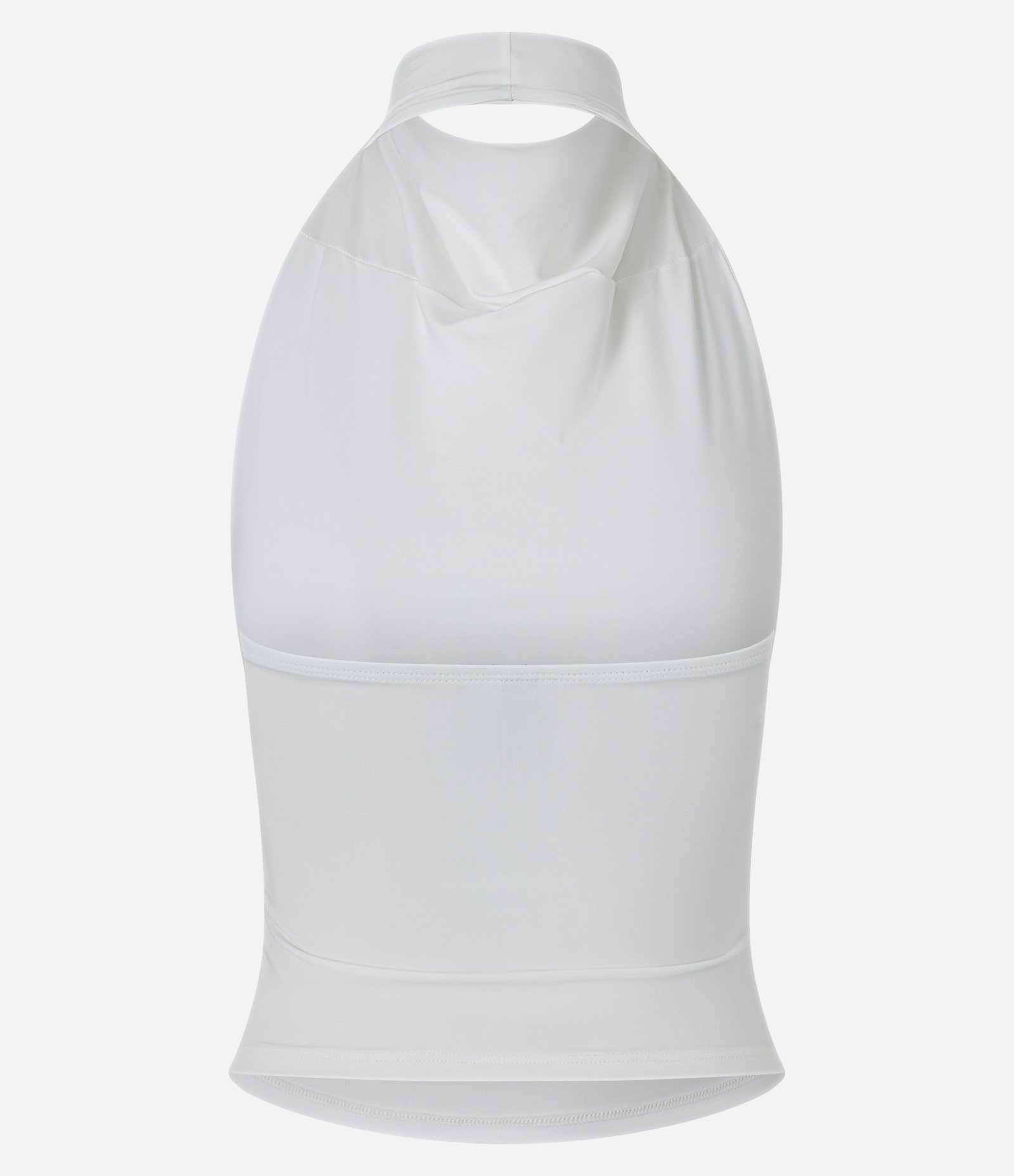 Blusa Frente Única em Microfibra Branco 2