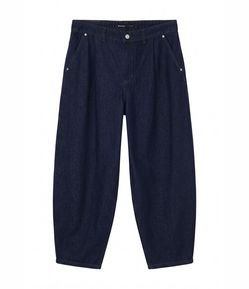 Calça Baggy Balloon Jeans com Pregas