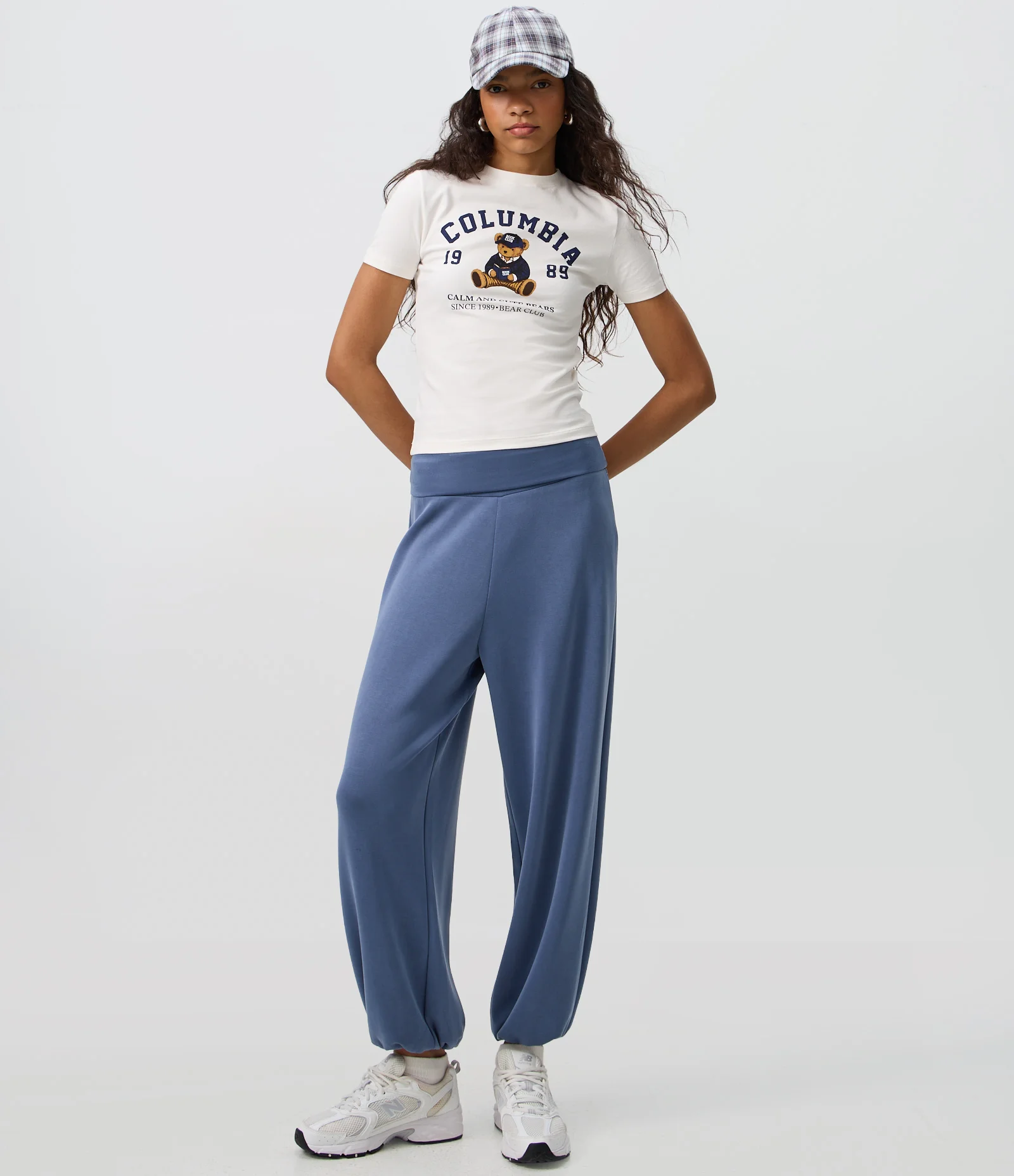 Camiseta em Algodão com Estampa Columbia Bear Club Branco 2