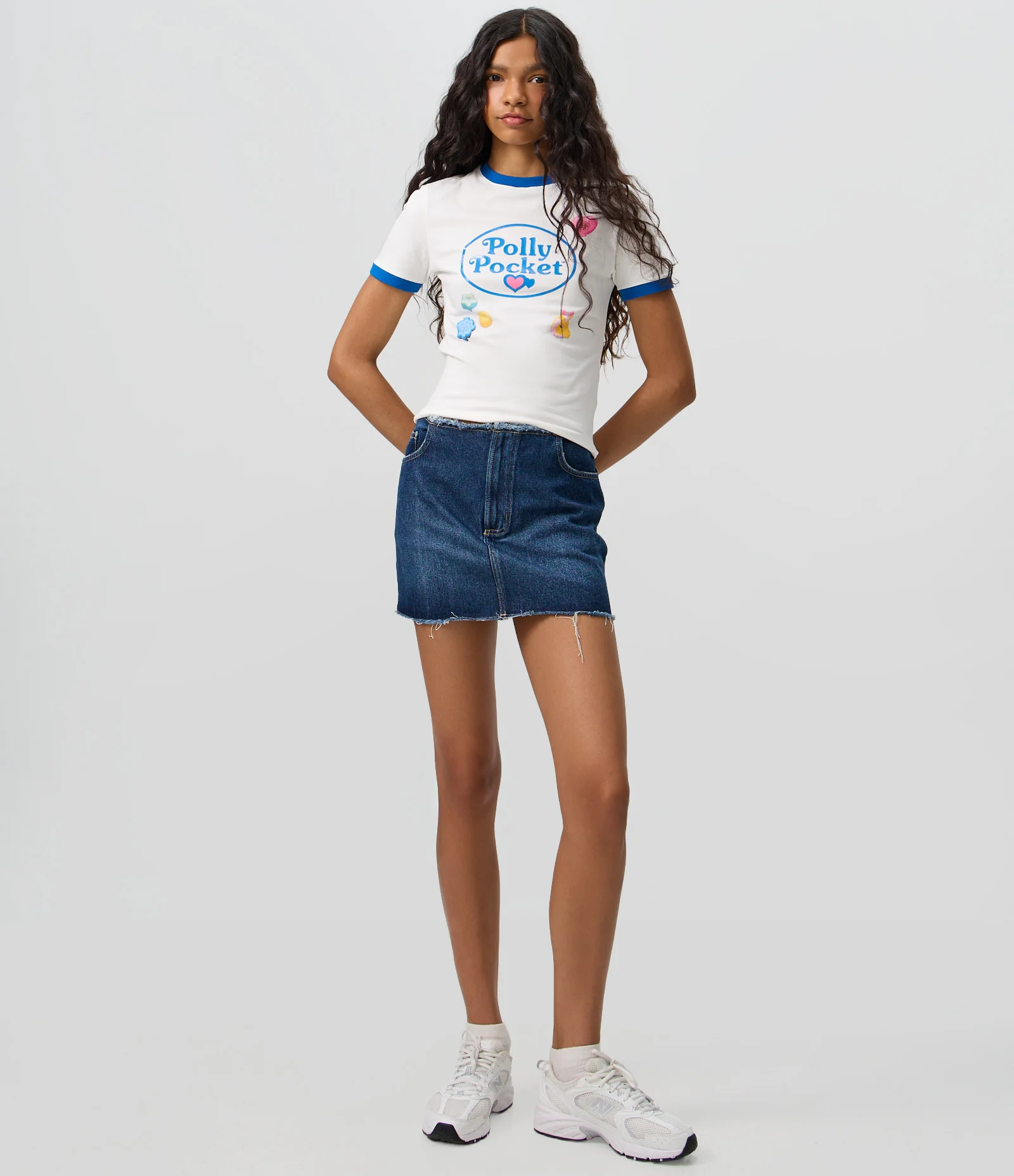 Camiseta em Algodão com Estampa Polly Pocket Branco 2