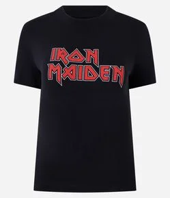 Camiseta New T-Shirt com Estampa Iron Maiden