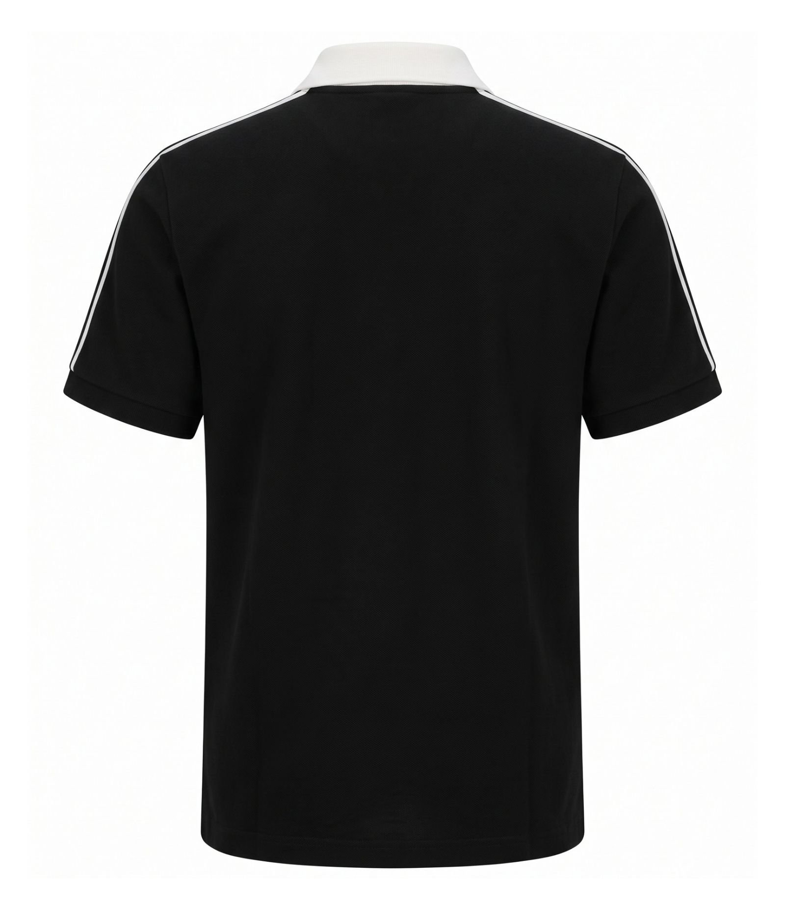 Camiseta Boxy em Piquet Esportiva com Zíper Preto 6