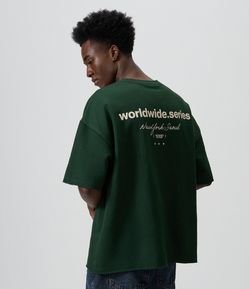Camiseta Oversized Worldwide Series