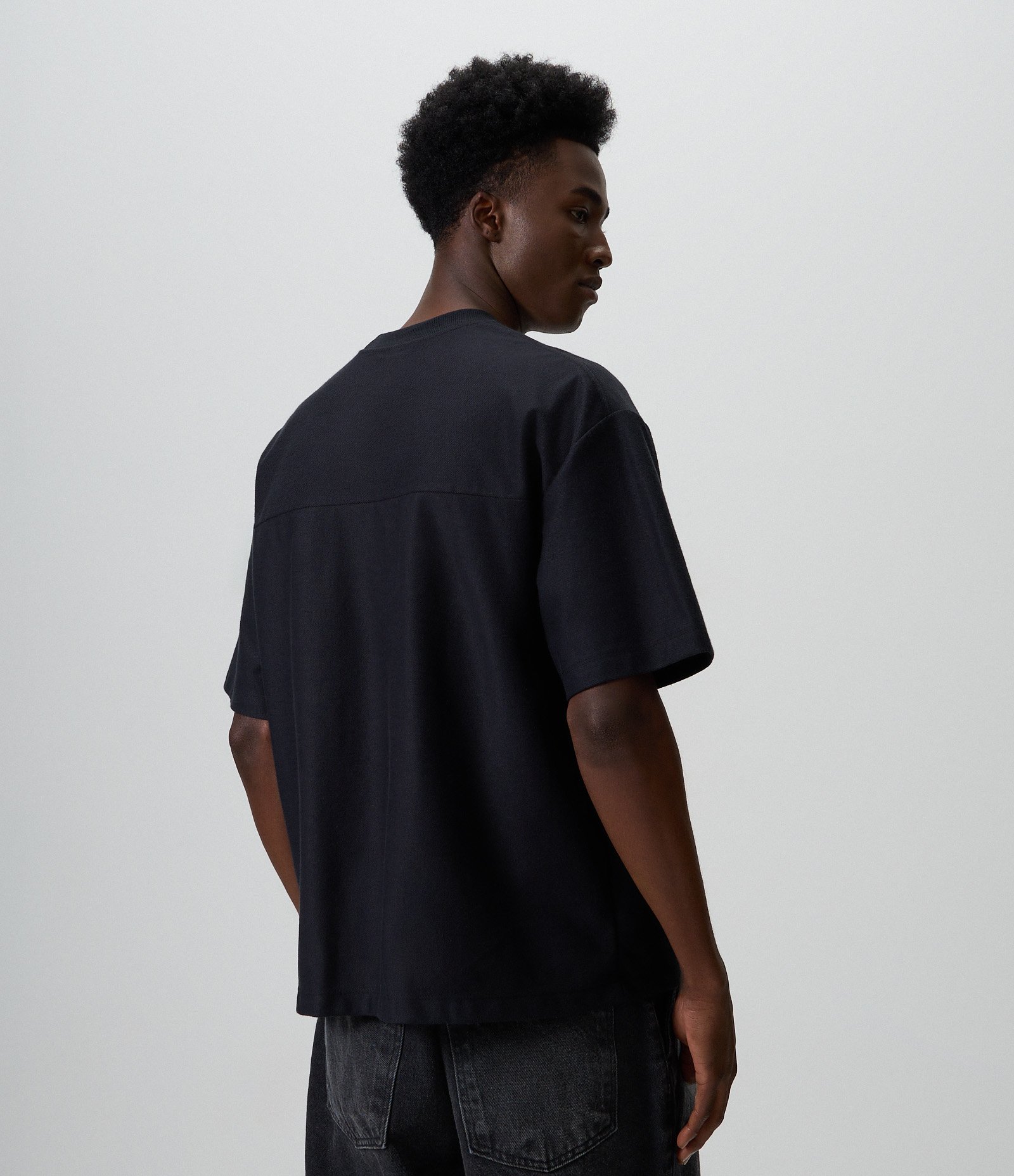 Camiseta Boxy em Algodão com Lettering Forsaken Youth Preto 3