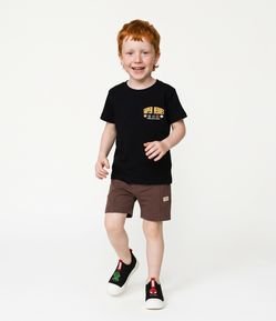 Camiseta Infantil Em Algodão Avengers Super Heroes com Estampa Costas Tam 2 a 6 Anos