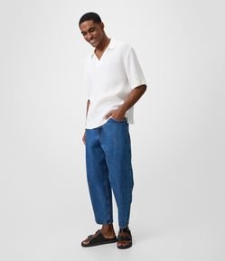 Calça Balloon em Jeans