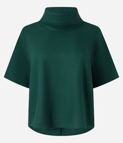 Blusa em Viscolinho com Gola Alta