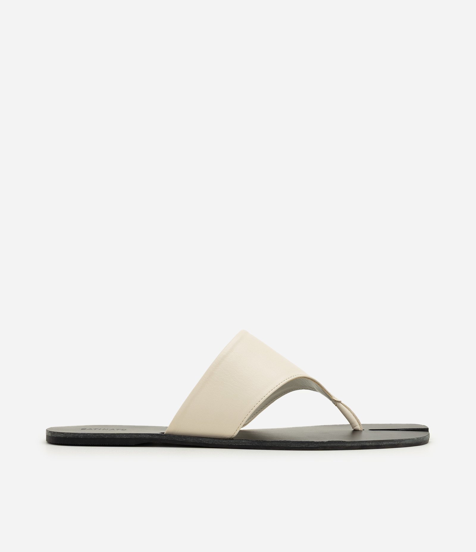 Rasteira Mule Tabi em Couro Off White 2