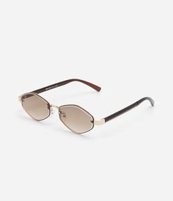Óculos de Sol Geométrico com Lentes Degradê