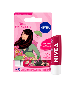 Hidratante Labial Cereja Brilhante Ed. Limitada Mulan Disney® Princesas Nivea