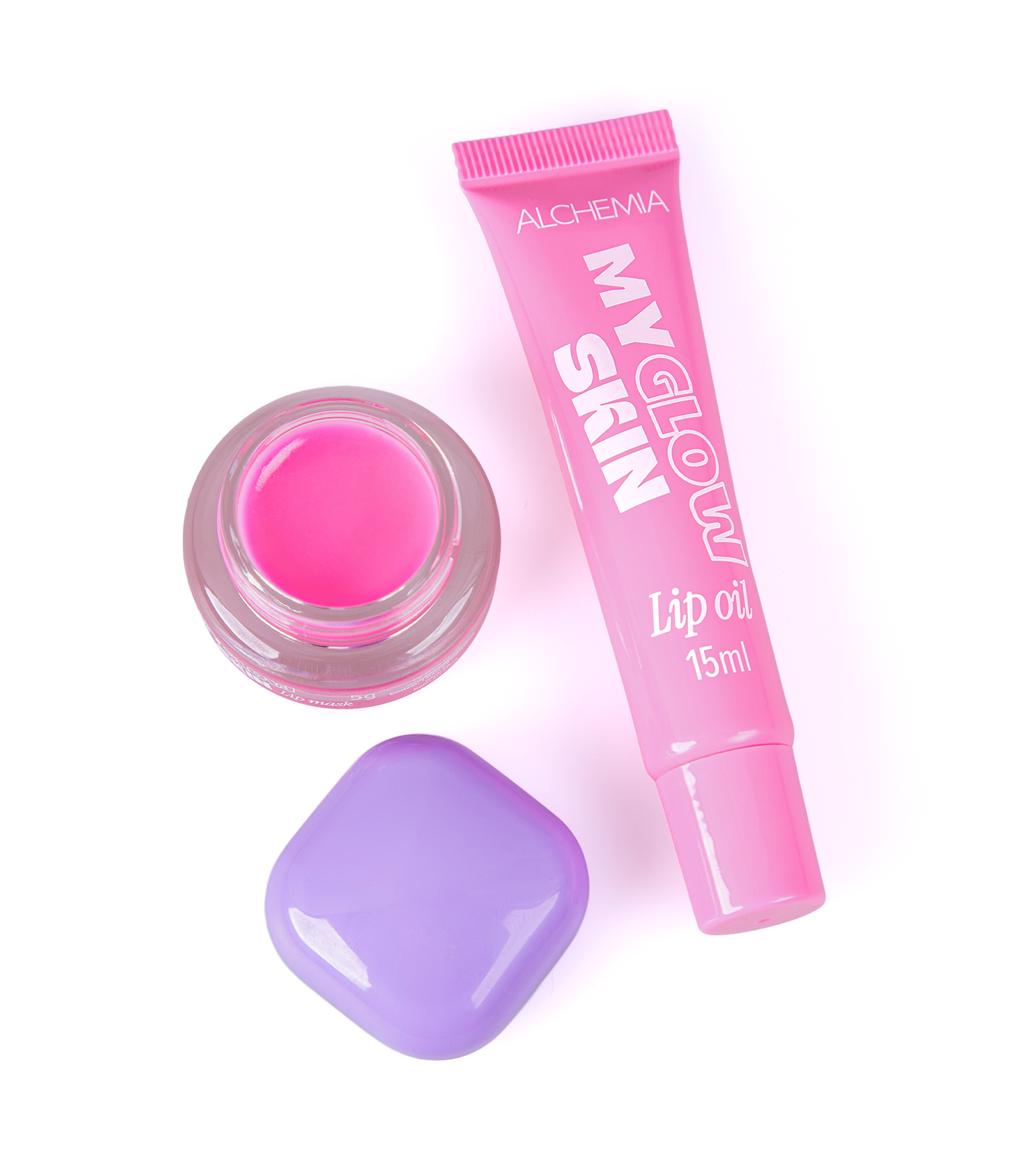 Lip Oil + Lip Mask My Glow Skin Alchemia Rosa 4