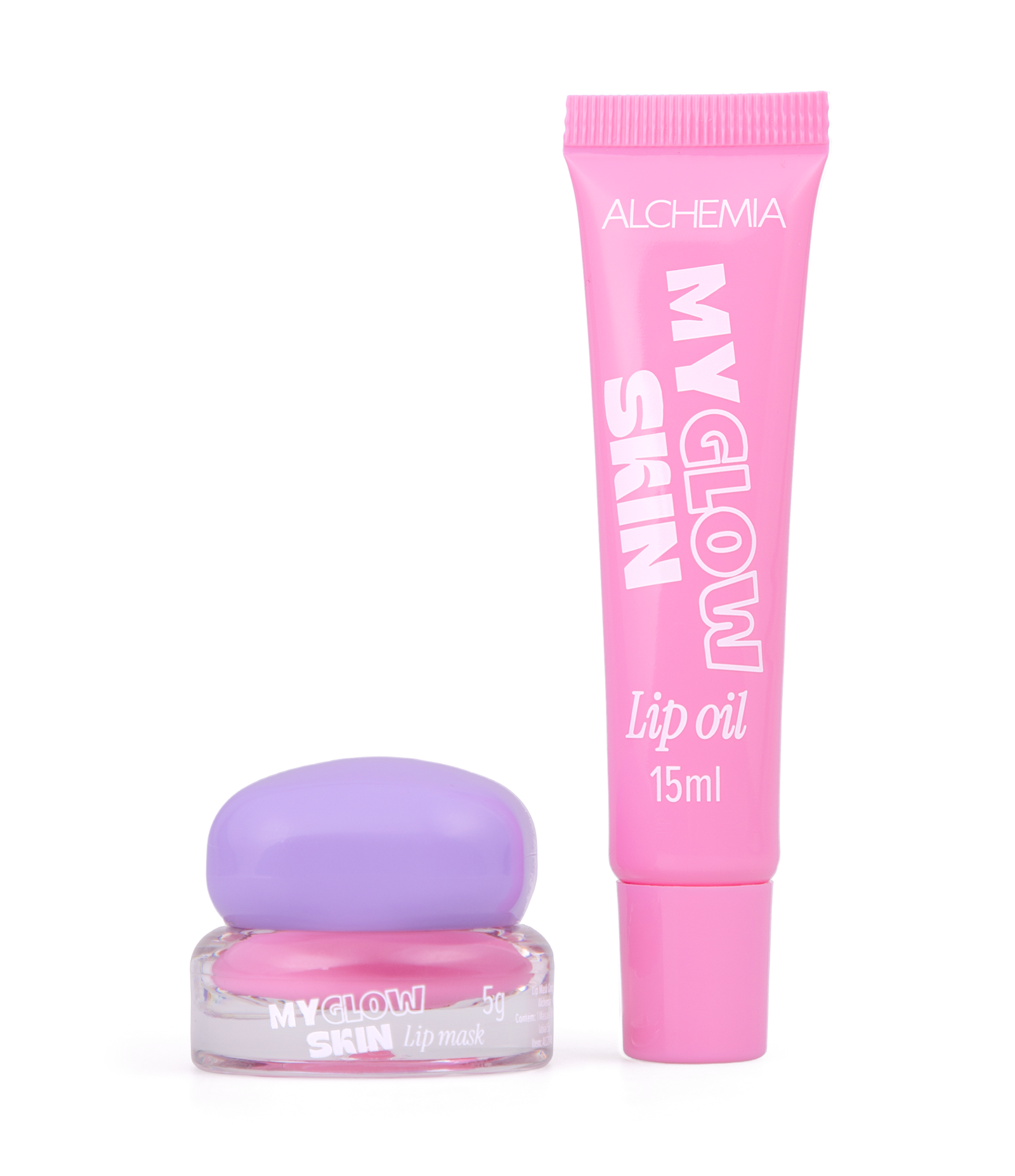 Lip Oil + Lip Mask My Glow Skin Alchemia Rosa 5