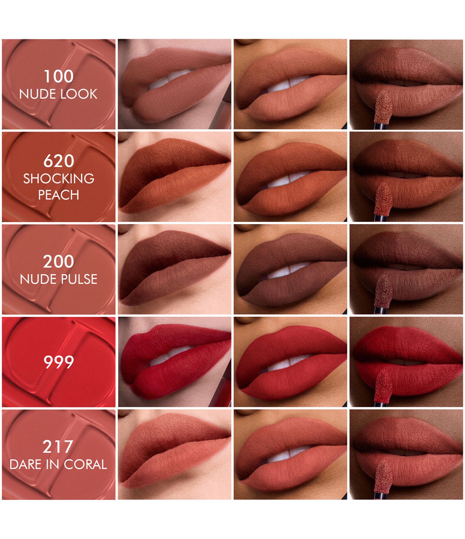 Batom Liquido Blur Rouge Dior 217 Coral 4
