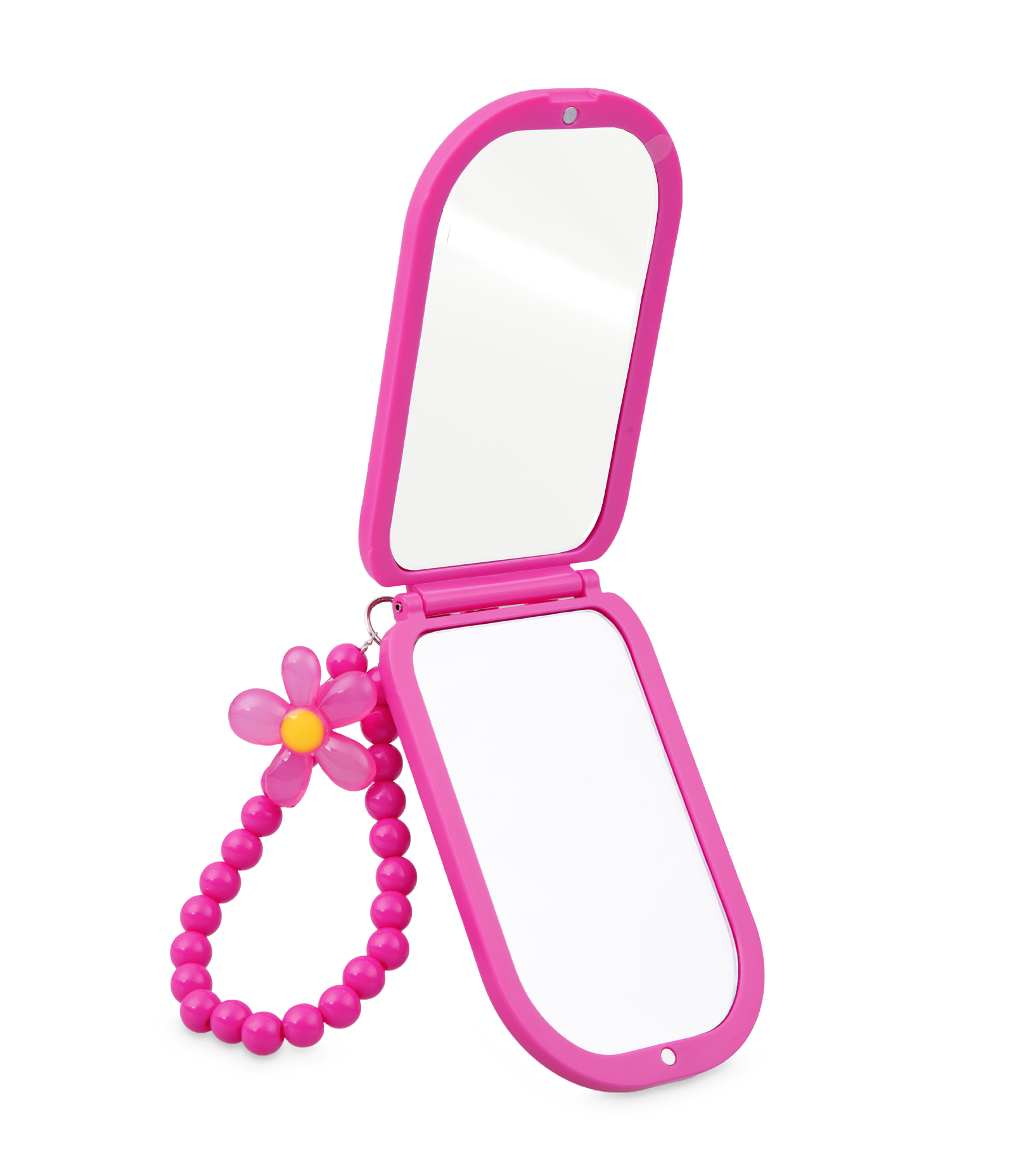 Espelho de Bolsa com Pulseira Alchemia Rosa 5