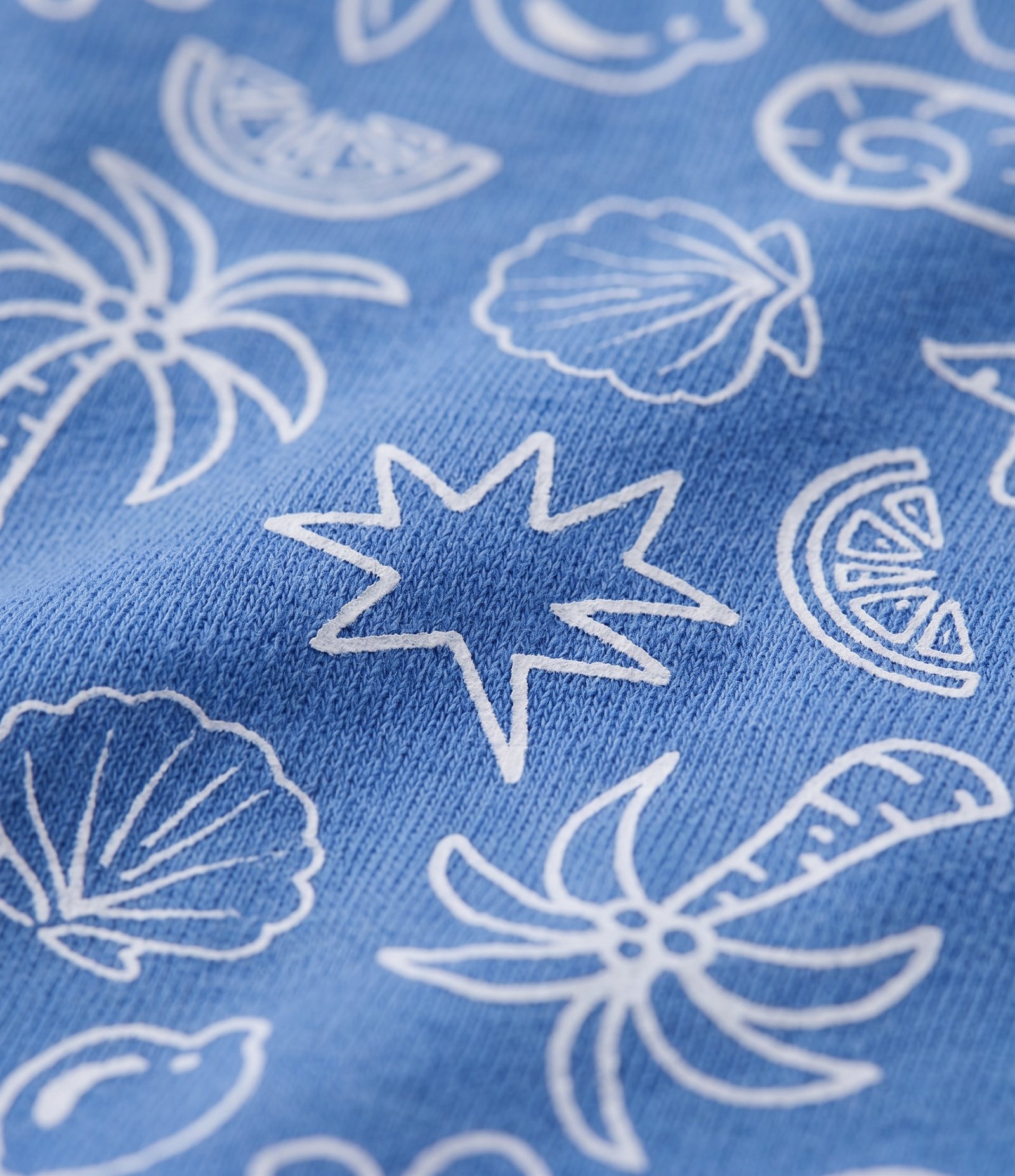 Regata Infantil Slim em Cotton com Estampa Fundo do Mar - Tam 1 a 6 Anos Azul 3