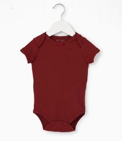 Body Bebê em Cotton com Lacinho na Gola - Tam 0 a 18 Meses