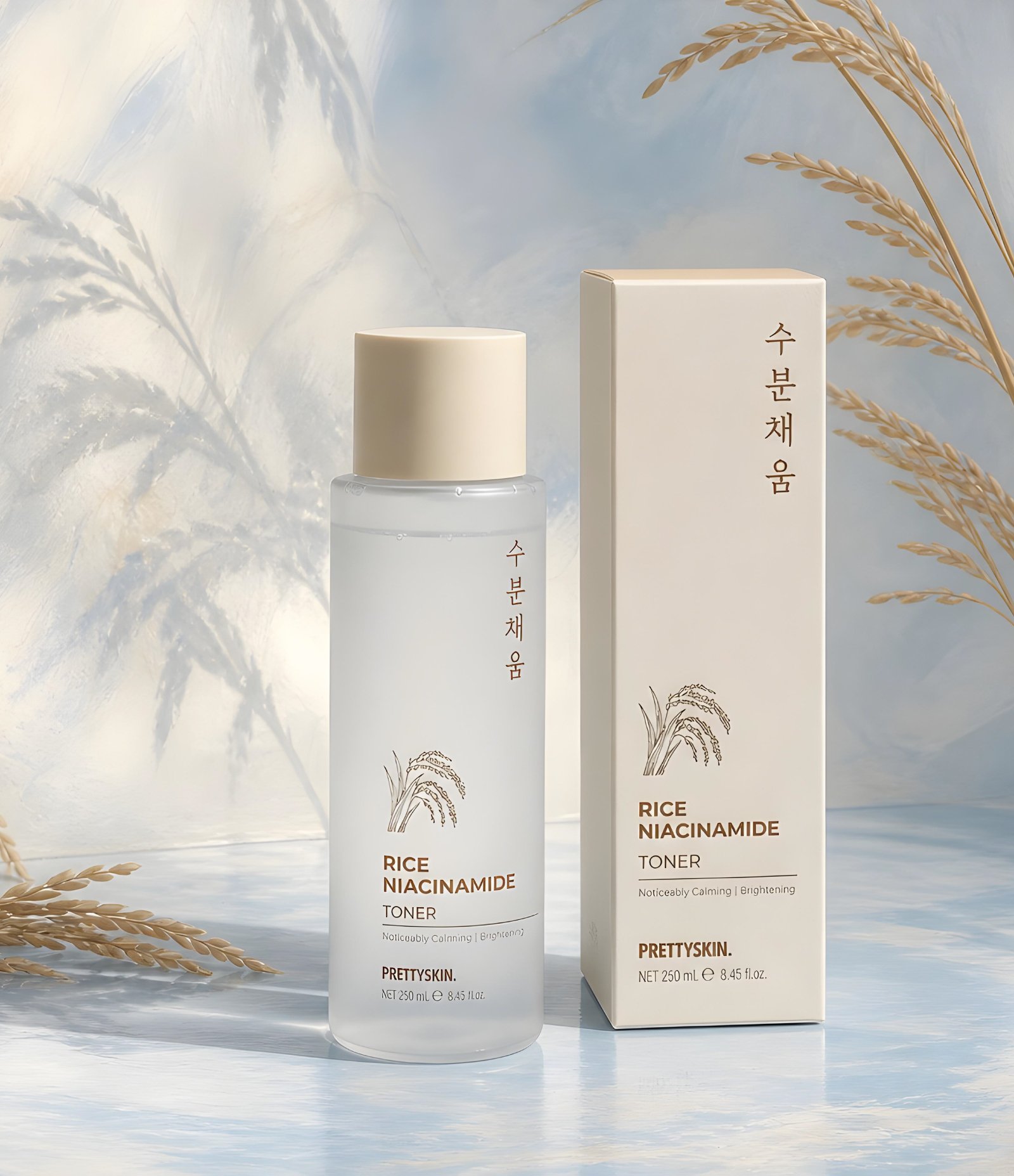 Tônico Facial Rice Niacimanide Toner PrettySkin 250ml 6