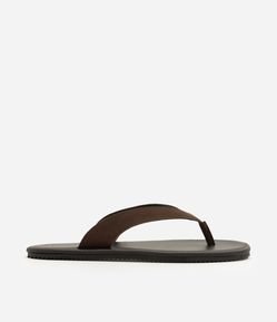 Chinelo com Tiras em Camurça Sintética