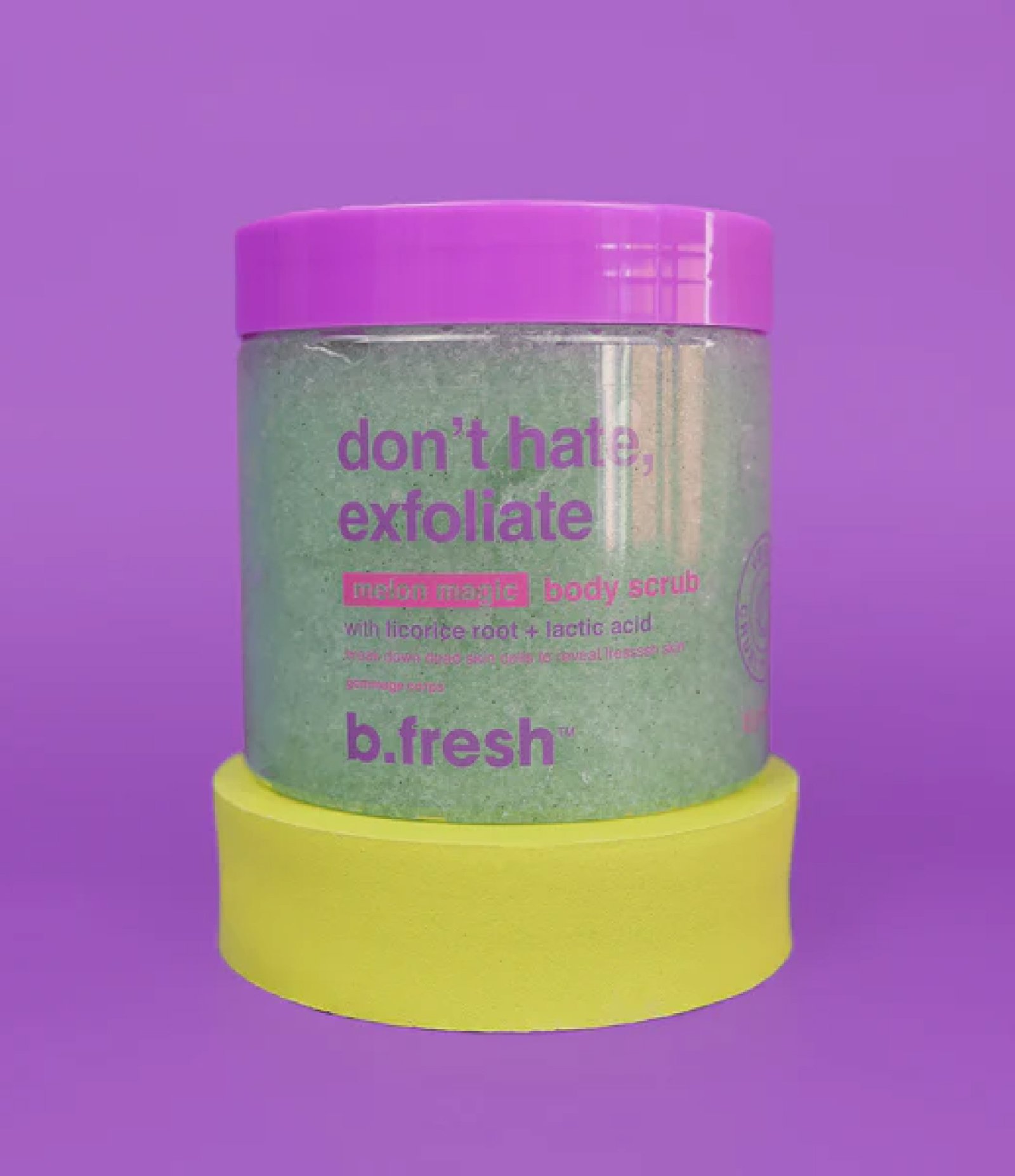 Esfoliante Corporal Body Scrub Don´t Hate, Esfoliate B.Fresh 400g 2