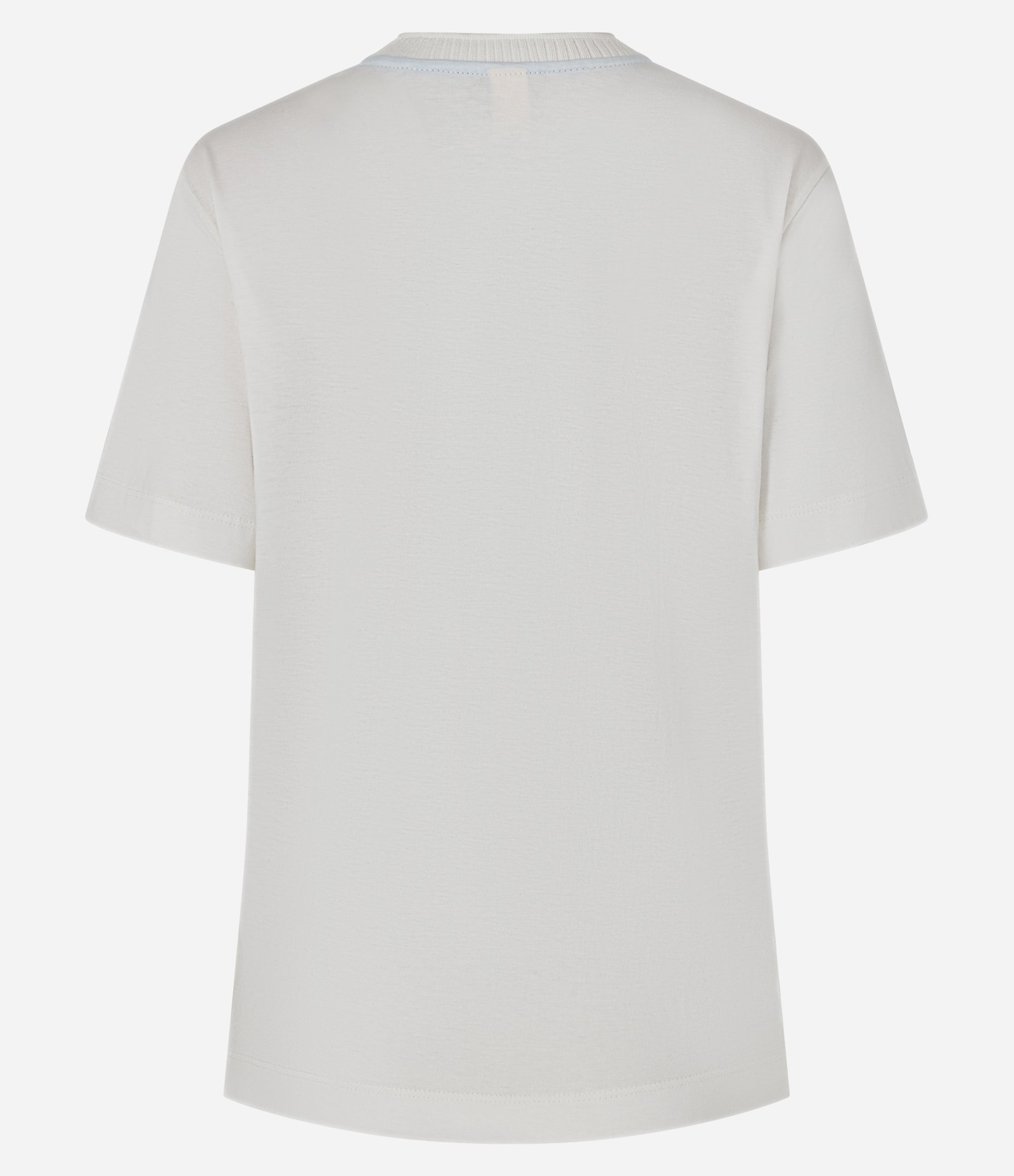 Camiseta em Algodão com Bordado de Barco e Coqueiros Branco 2