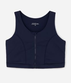 Top Nadador Esportivo em Poliamida com Zíper Curve & Plus Size