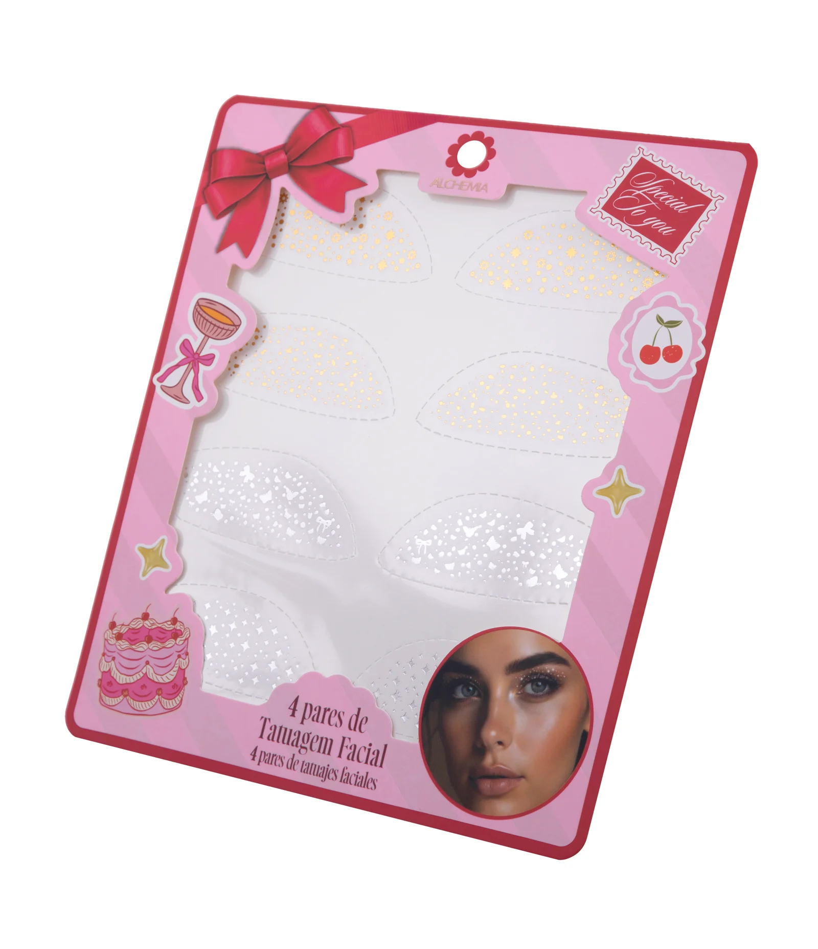 Kit 04 Pares de Tatuagem Special To You Alchemia KIT 2