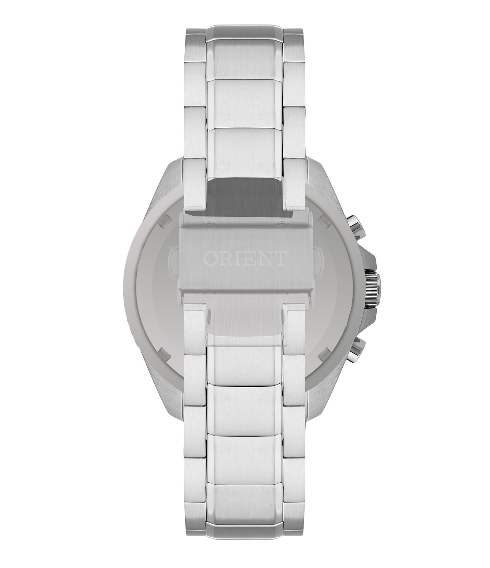Relógio SolarTech Orient Exclusivo em Aço MBSSC312 A1SX Prata 3
