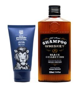 Qod Shampoo Whiskey  + Pomada Capilar New Royal