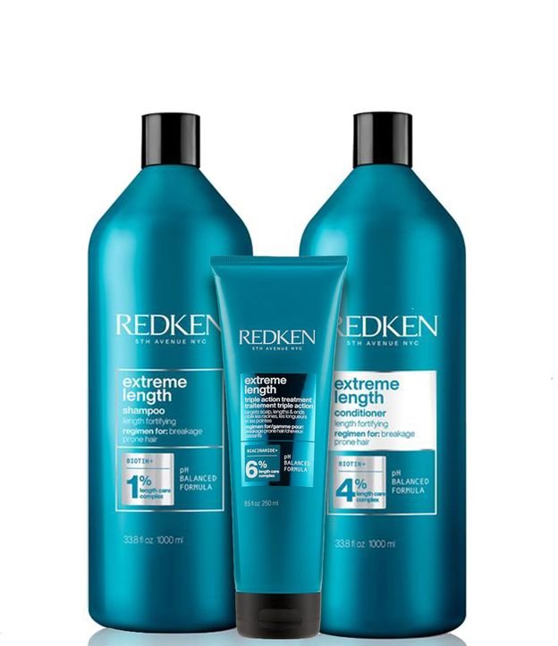 Kit Redken Extreme Length Shampoo + Condicionador + Máscara KIT 1