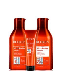Kit Redken Frizz Dismiss Shampoo + Condicionador + Máscara