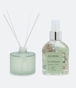 Kit Alchemia: Difusor De Ambiente Chá Branco Alchemia 240ml + Home Spray Chá Branco Alchemia 240ml