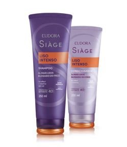 Kit Siàge Liso Intenso Shampoo 250ml + Condicionador 200ml