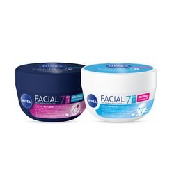 Kit Nivea Creme Facial Nutritivo 100g + Creme Facial Noturno 100g