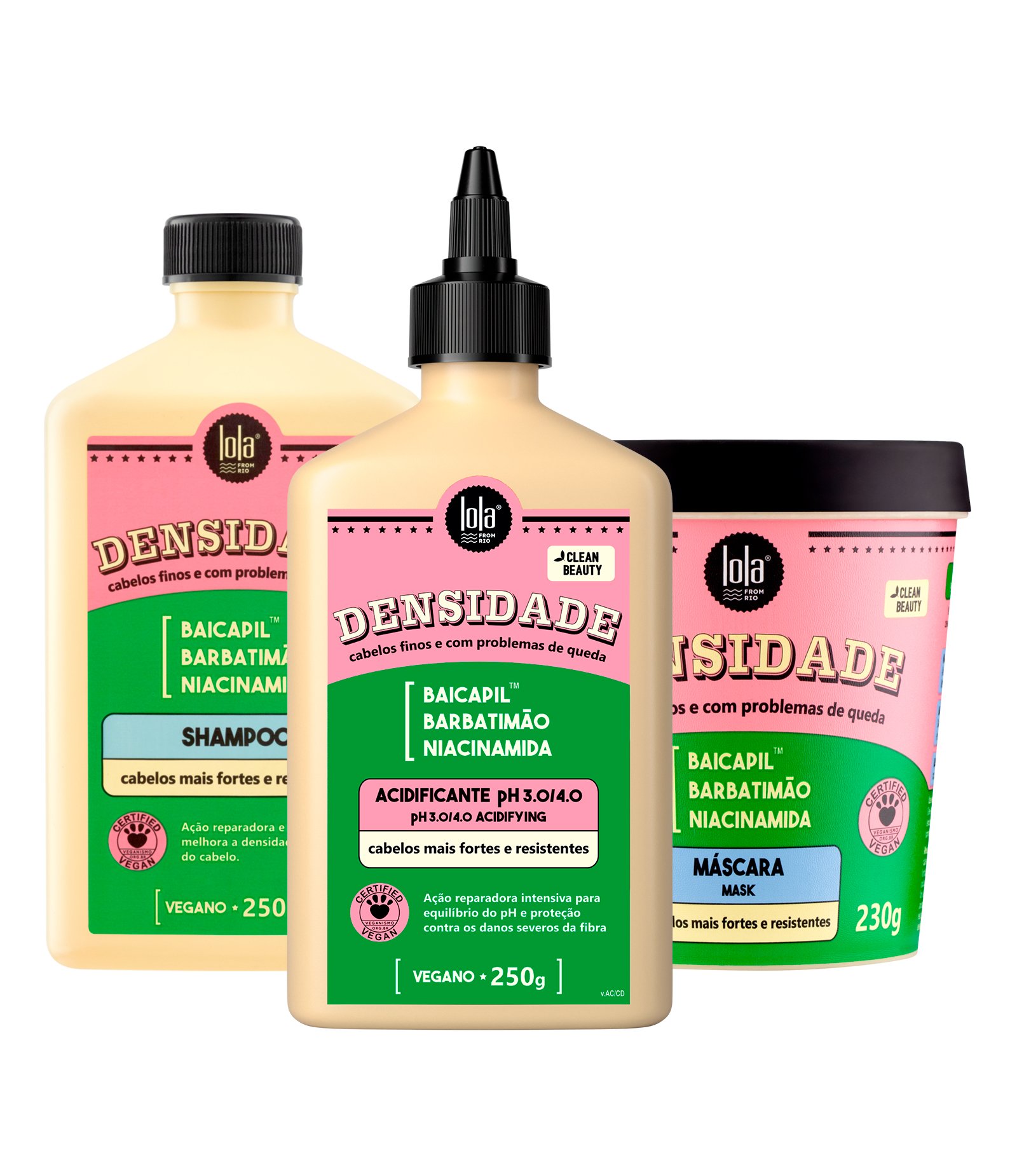 Shampoo Gloss Realce 250ml Lola from Rio  + Condicionador Gloss Realce 250g Lola from Rio KIT 1