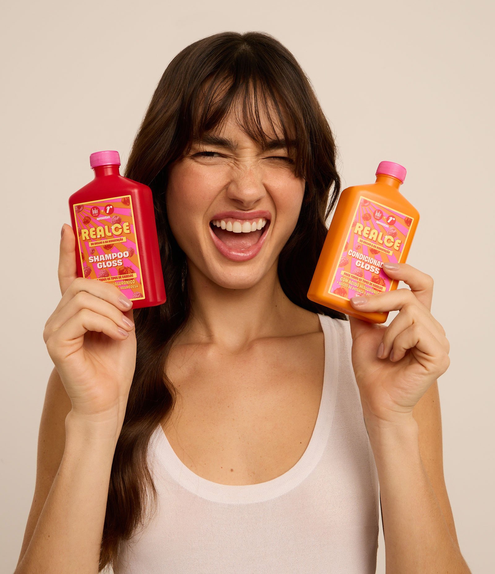 Shampoo Gloss Realce 250ml Lola from Rio  + Condicionador Gloss Realce 250g Lola from Rio KIT 4