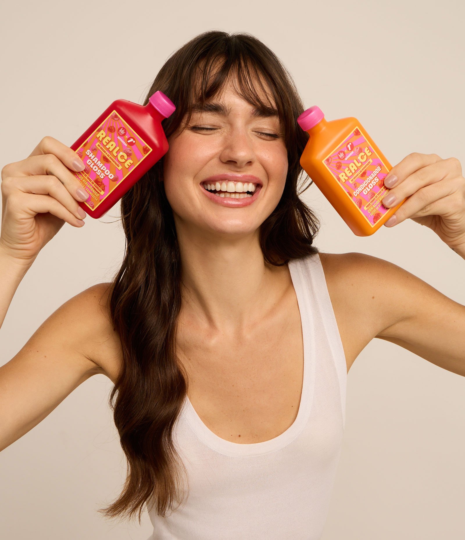 Shampoo Gloss Realce 250ml Lola from Rio  + Condicionador Gloss Realce 250g Lola from Rio KIT 5